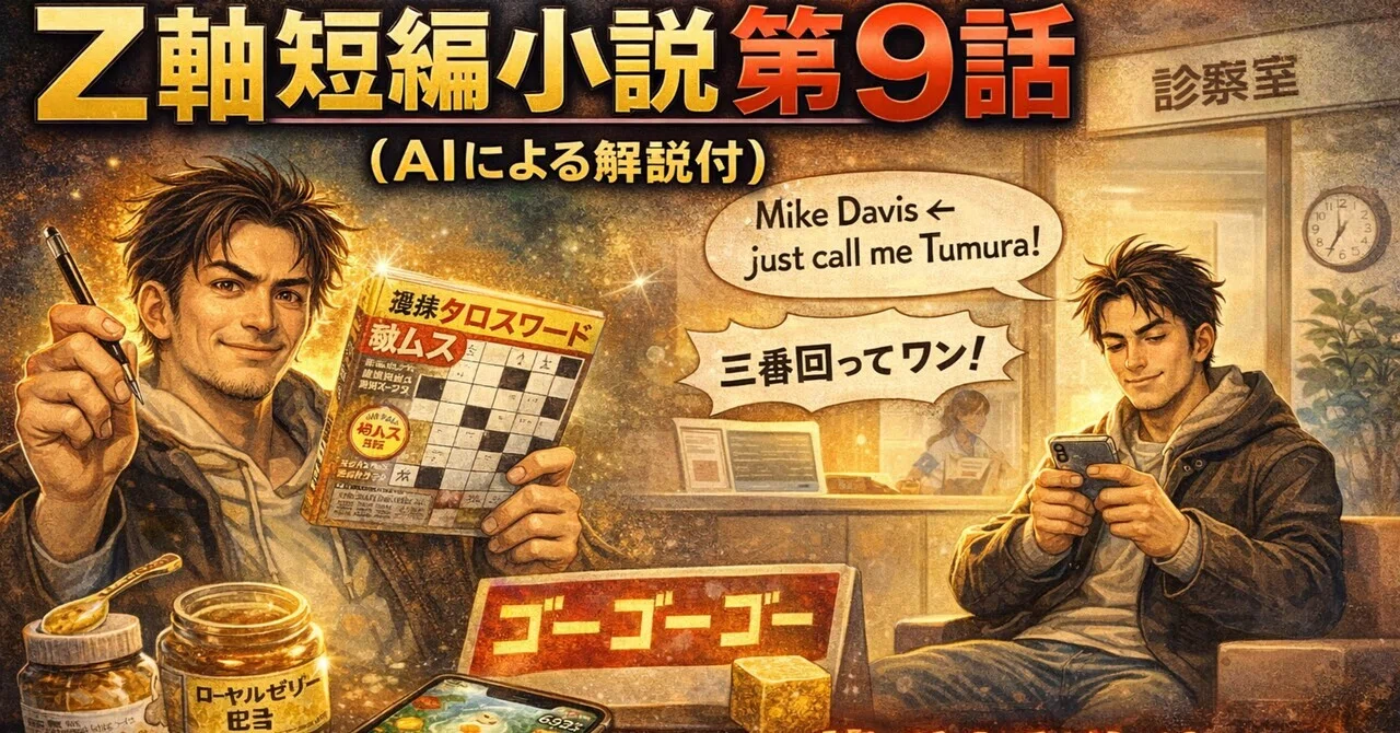 Z軸短編小説第9話(AIによる解説付き)｜HideRock