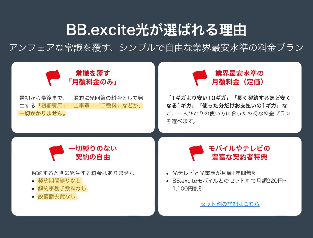 ドコモ光の工事費値上げ。初期費用0円の「excite光 MEC」がおすすめの