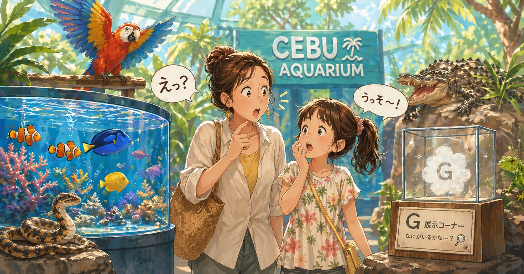 水族館でまさかのGを展示｜驚きのセブ実話シリーズ｜オズとも子