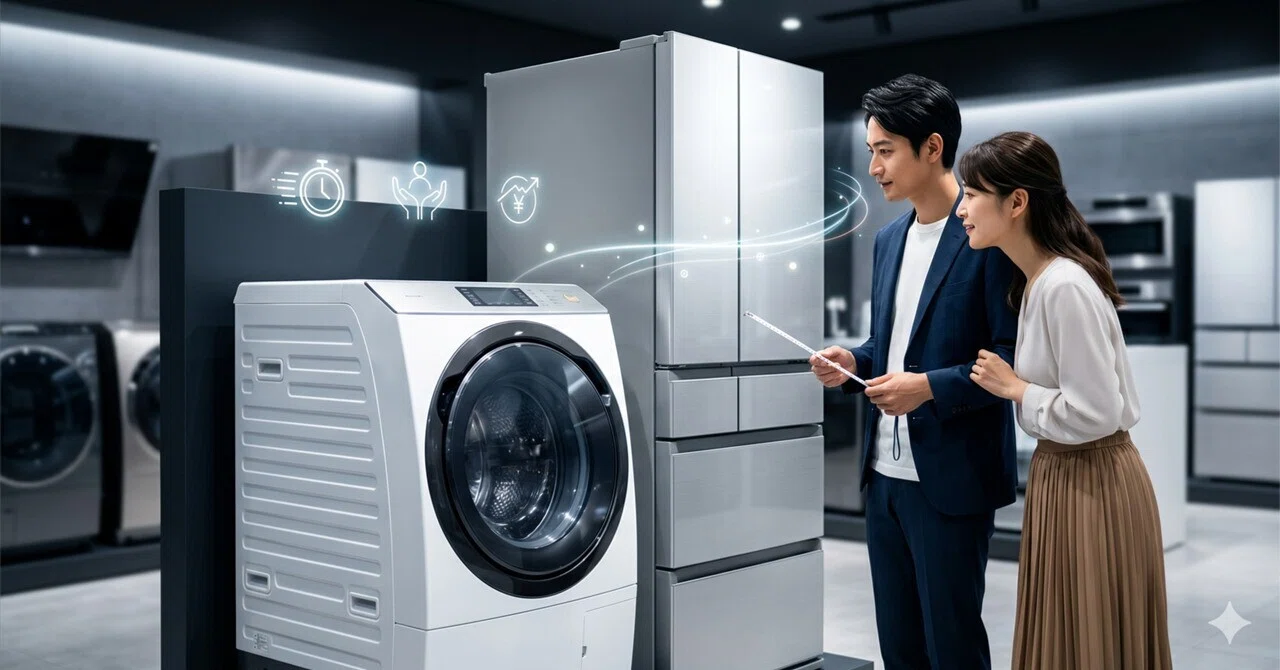 2026年最新分析】マクロデータが読み落とす白物家電の「真実」 - 店頭