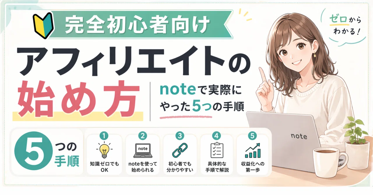 完全初心者向け】アフィリエイトの始め方・私が実際にやった手順を
