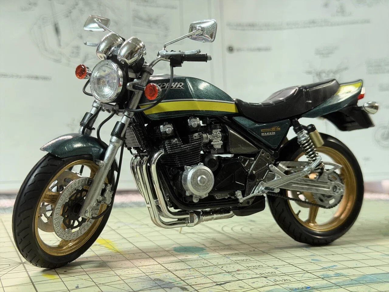 筆塗り全塗装｜30MSのためにバイクプラモを組んでみた｜阿藤 根久