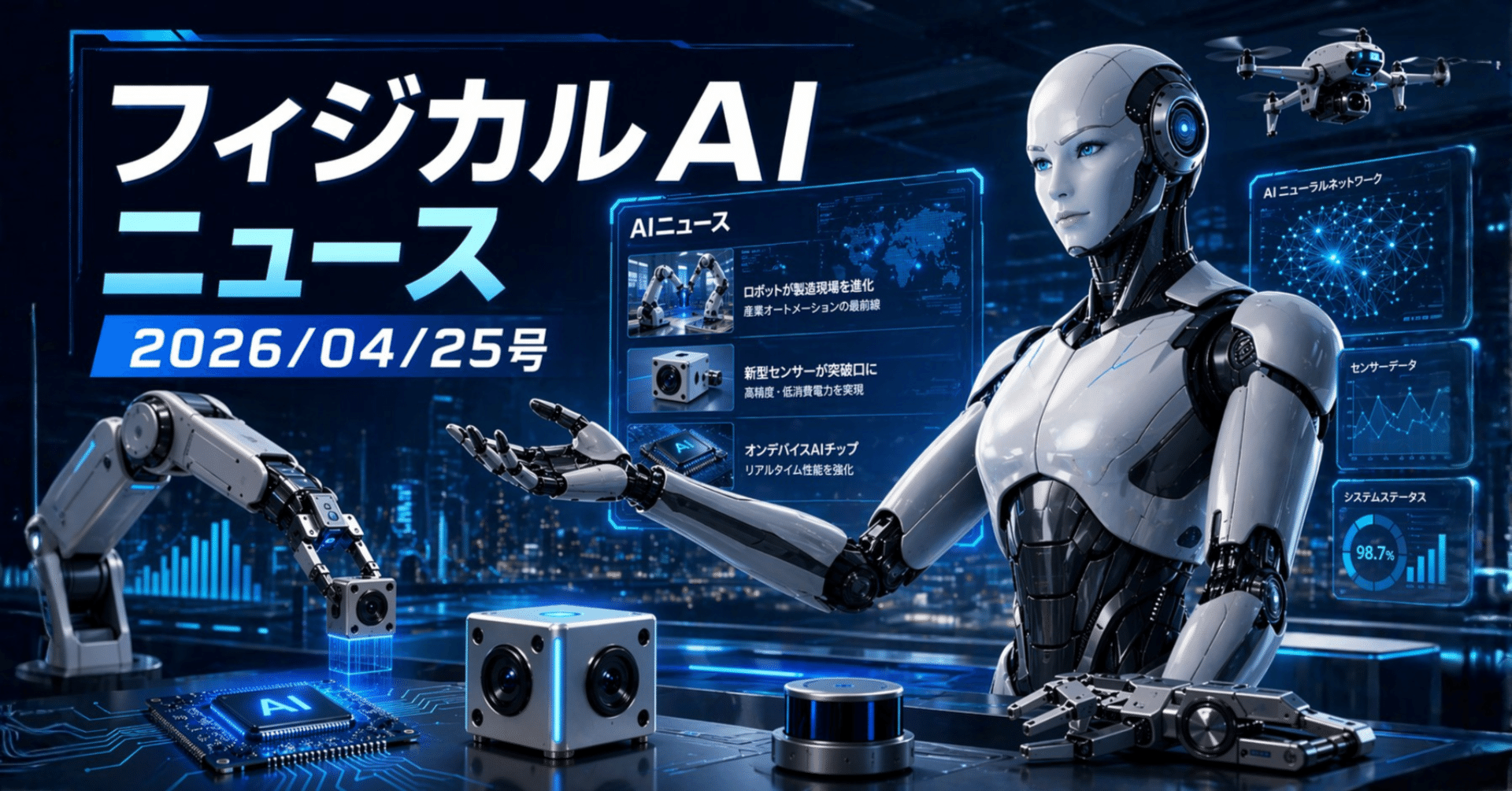 2026衝撃的デビュー！真90Kpa超強力吸引！業界初 AIホコリ自動検知！ フィジカルAIニュース(2026/4/27号)｜Yasuhito Morimoto
