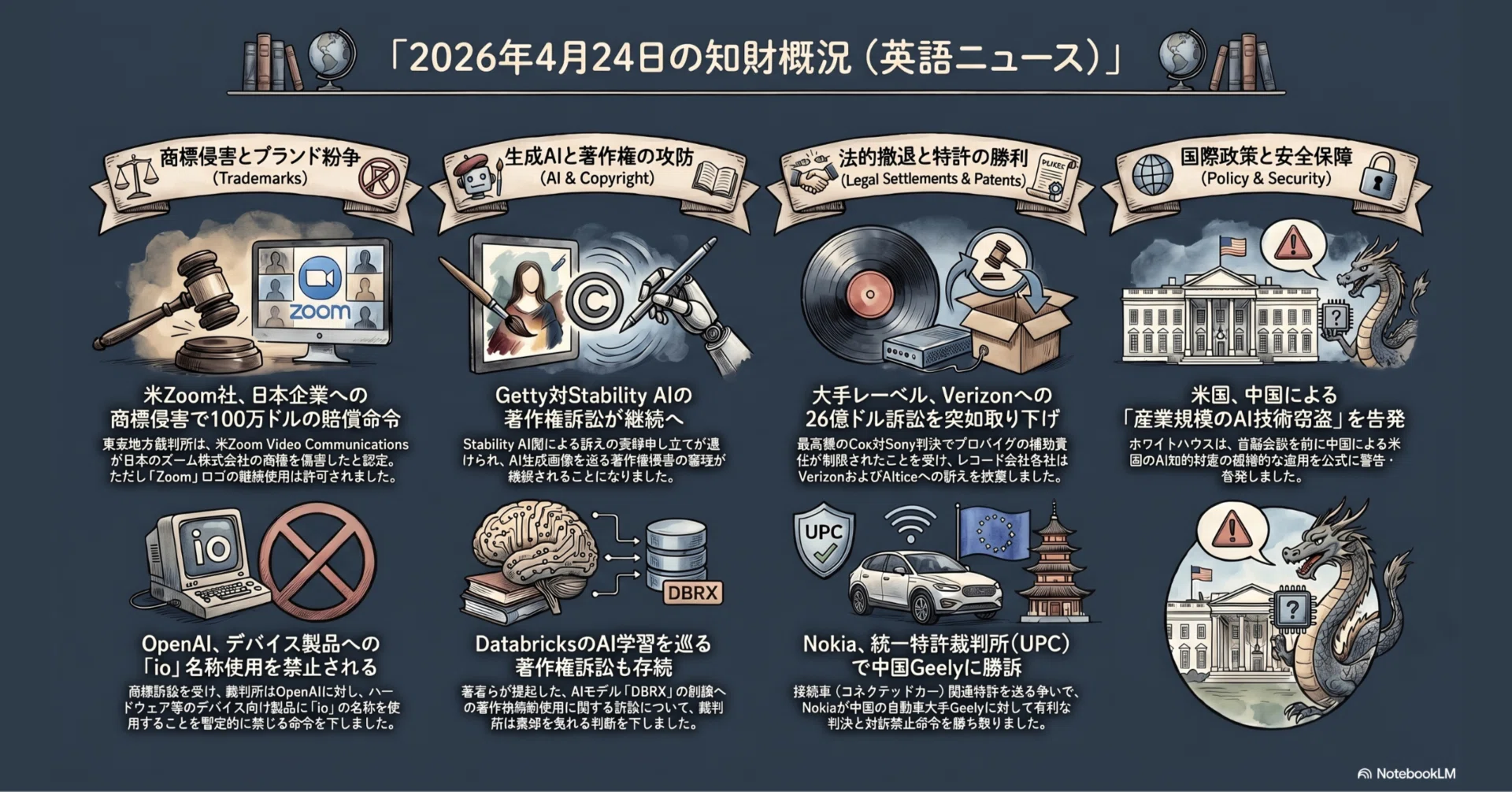 【中古】 権利侵害論 パテサロデイリー【昨日の英語知財ニュース】 2026年4月25日号
