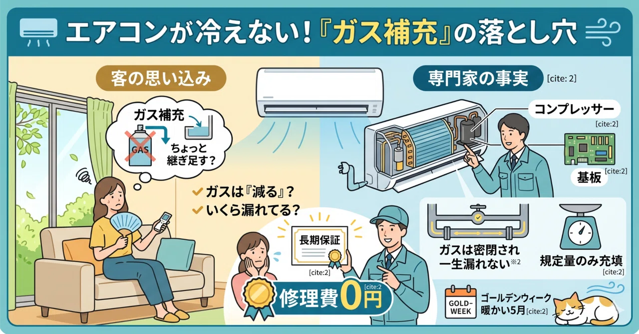 Does air conditioner gas not 'decrease'? Behind-the-scenes stories from ...