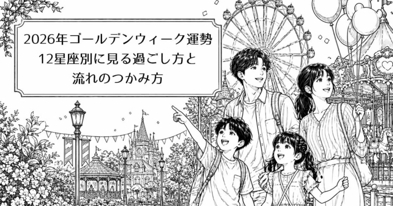 2026年ゴールデンウィーク運勢｜12星座別に見る過ごし方と流れのつかみ方｜ホシロジー