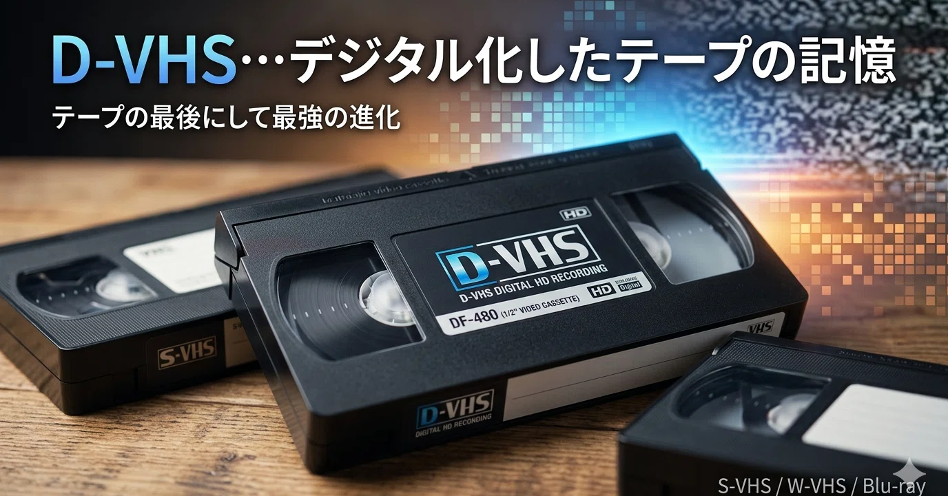 迷走？それとも早すぎた？デジタル化したテープ「D-VHS」の記憶｜kzn