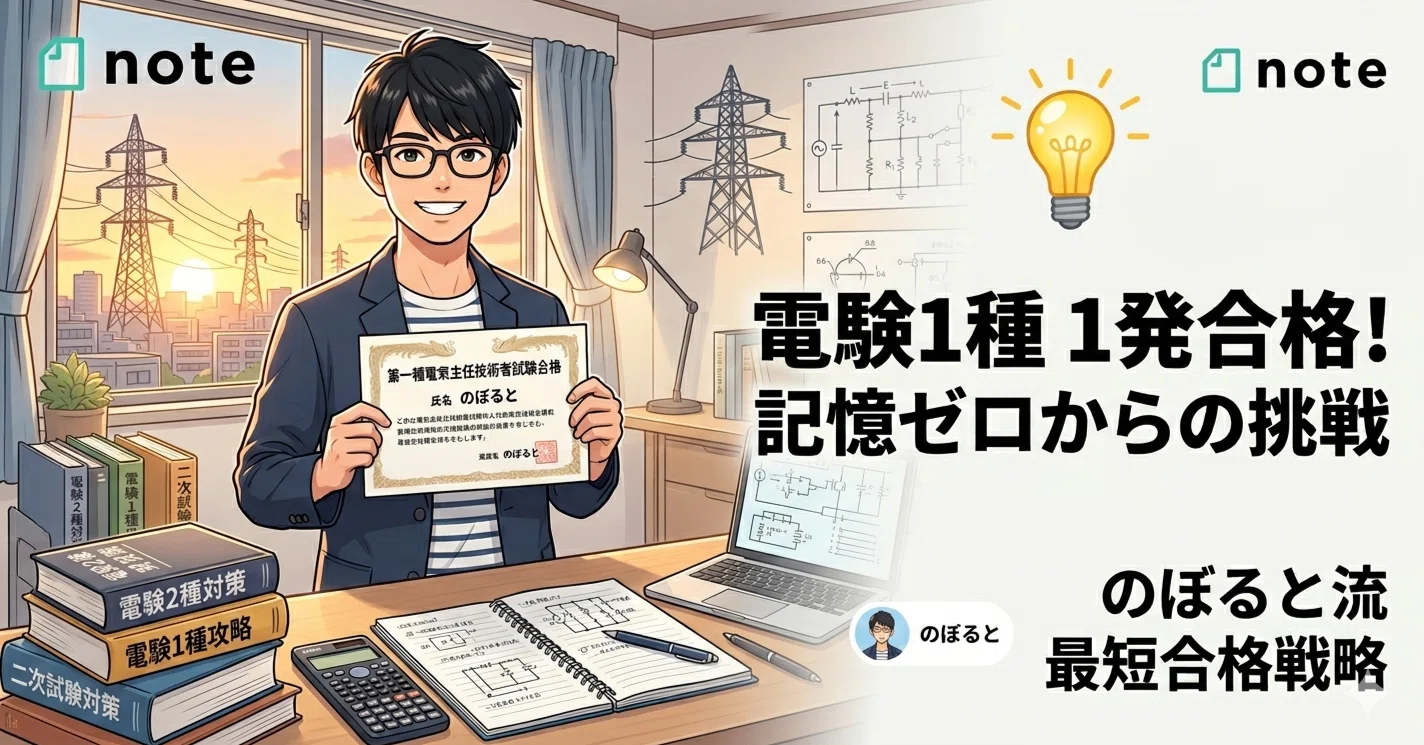 電験1種・電験2種を「二次試験対策は一次試験が終わってから」で突破