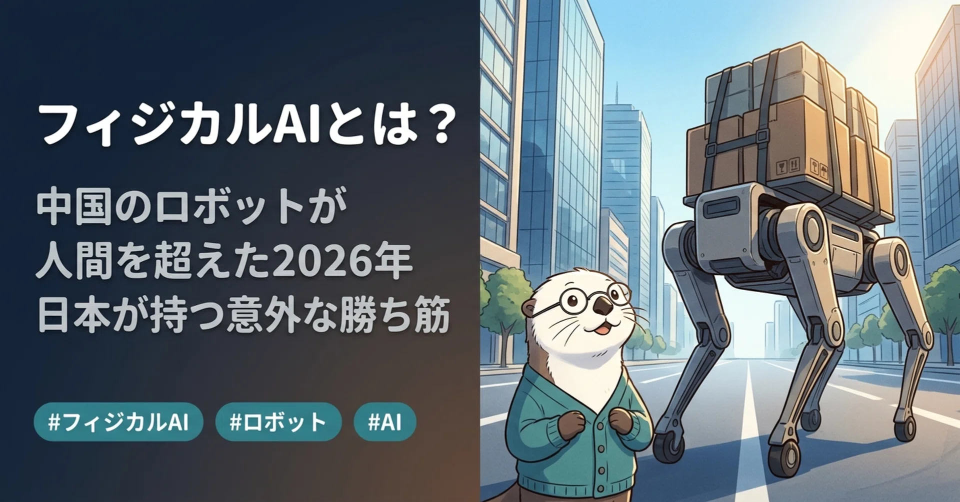 フィジカルAIとは？AIロボットが人間を超えた2026年、日本が持つ意外な
