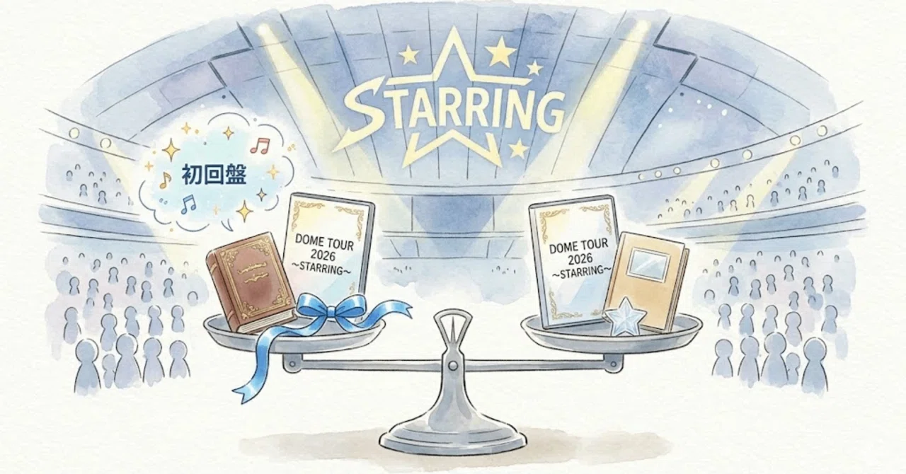 初回盤と通常盤、どっちの特典が豪華？King & Prince DOME TOUR 2026 
