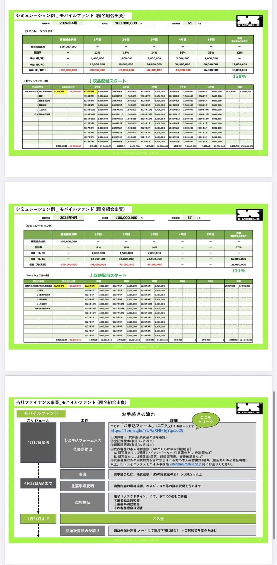 スクープ！Xモバイルのモバイルファンド資料を極秘入手！｜詐欺ポンジ