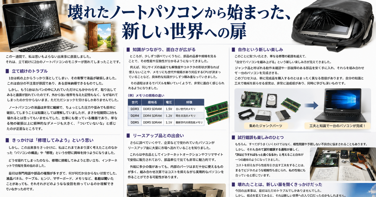 壊れたノートパソコンから始まった、新しい世界への扉｜国際ビジネス