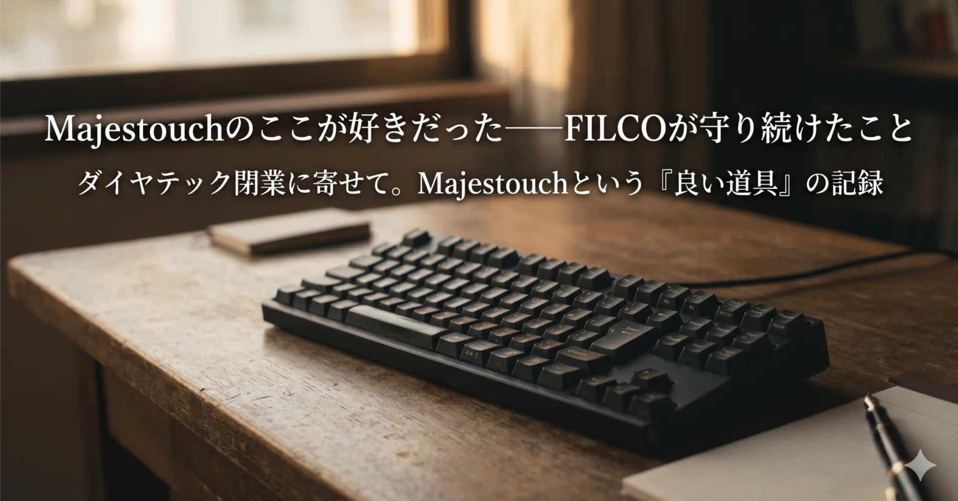 Majestouchのここが好きだった——FILCOが守り続けたこと｜きりしま