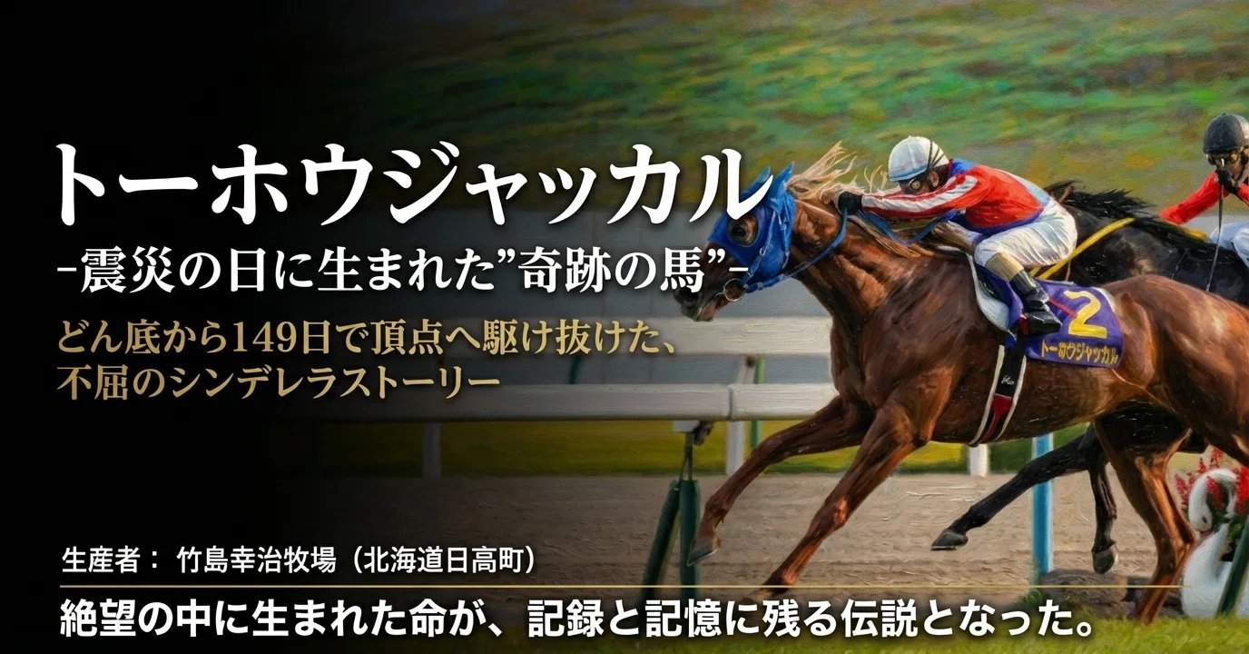 トーホウジャッカル──6戦で頂点を駆け抜けた幻の菊花賞馬｜loots