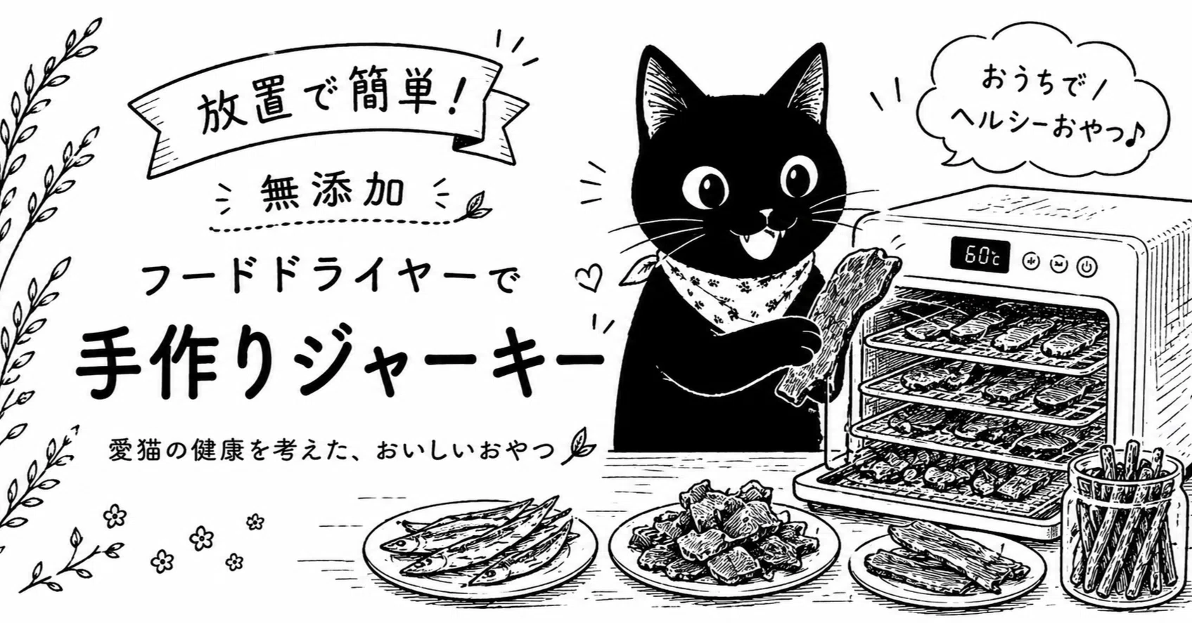 自家製ジャーキーおつまみパラダイス｜Cat007