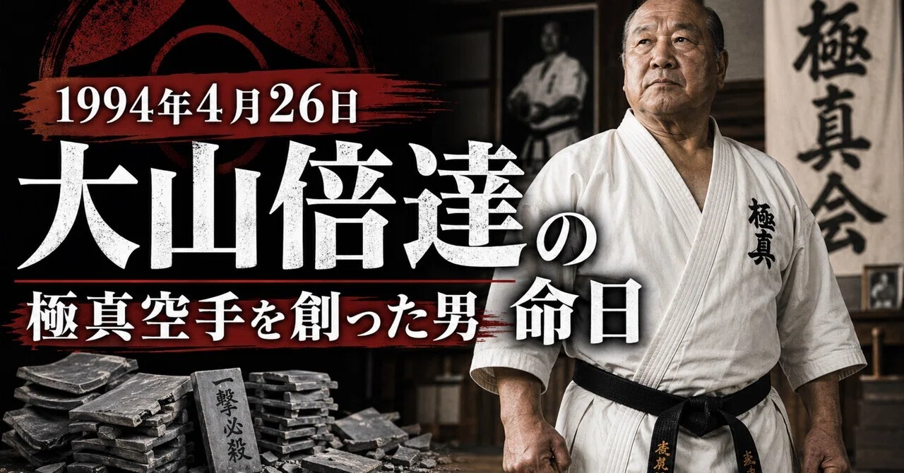 1994年4月26日 大山倍達の命日｜極真空手を創った男｜谺剣二郎@ケンダマ