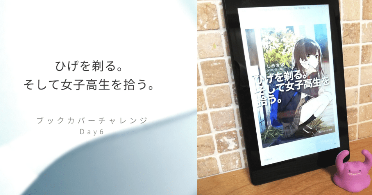 ひげを剃る そして女子高生を拾う ブックカバーチャレンジ day6 山田 岳人 やまだ たけと