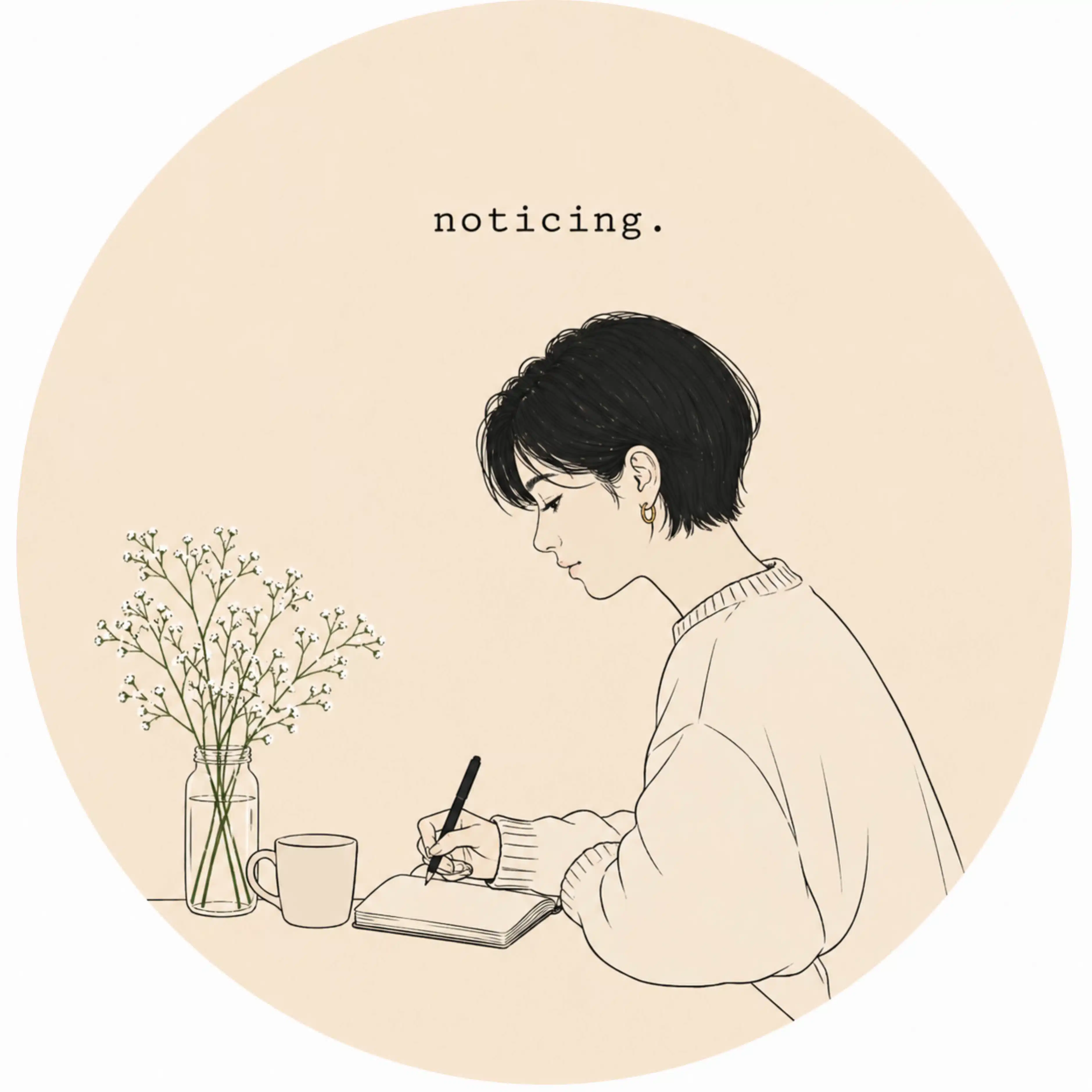 noticing.