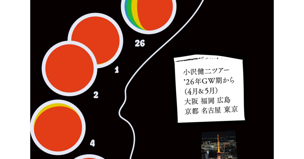 小沢健二 月と街のaidade ライブレポ ※ネタバレ有り｜高三七区