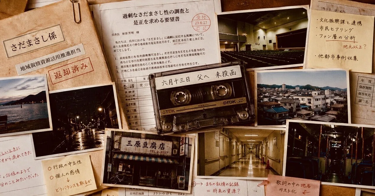 短編小説 「さだまさし係、深夜二時三十分」｜DP6 | 深道 六