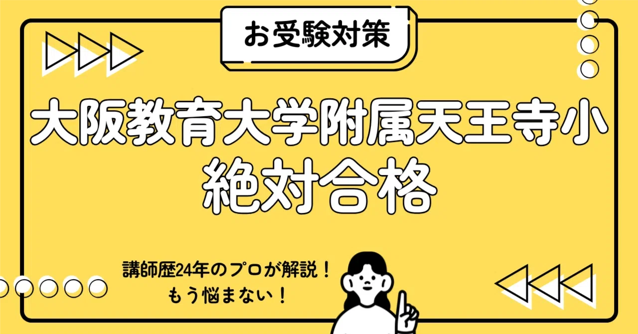 大阪教育大学付属天王寺小学校向けスクール教材、行動観察、面接セット 大阪教育大学附属天王寺小 小学校受験 完全ガイド：願書書き方・親子