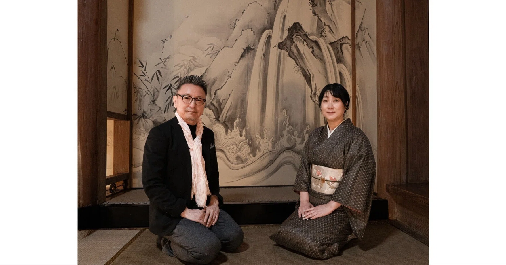 木村了子が描いた、国上寺「イケメン偉人空想絵巻」第2弾が特別公開