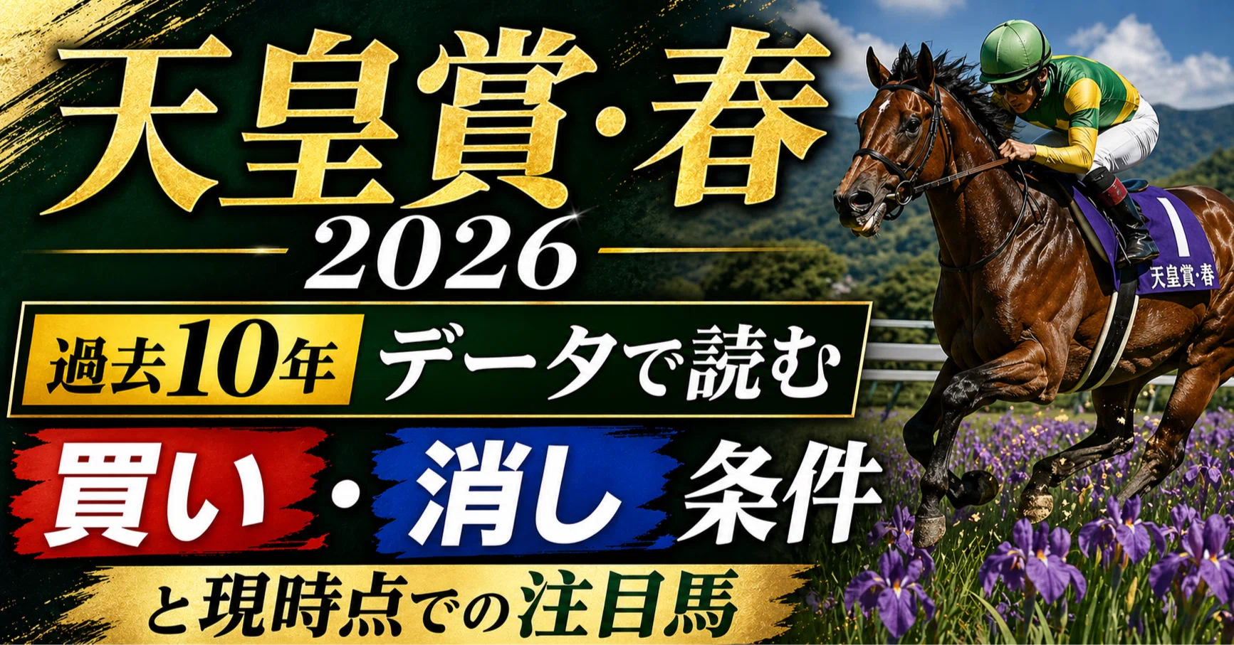 天皇賞・春2026】過去10年データで読む買い・消し条件と現時点での注目