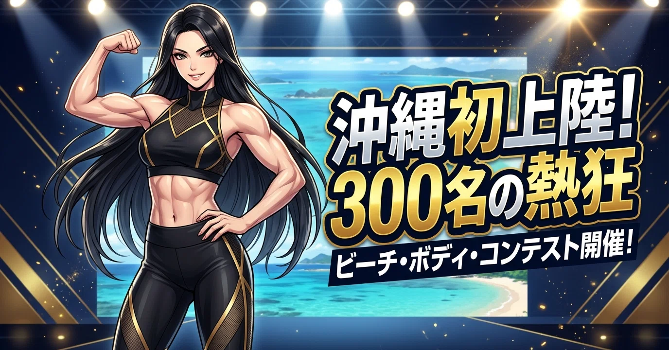 速報レポート】マッスルゲート沖縄大会2026｜初上陸300名超の熱狂と新