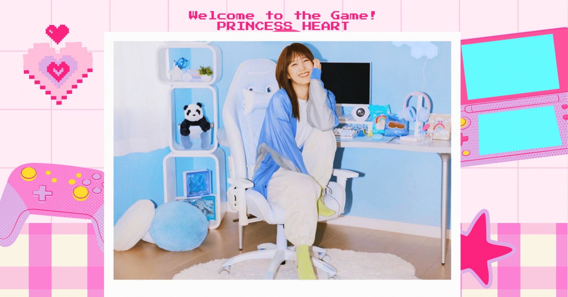 AKRacing ゲーミングチェア 本田翼さんコラボモデル💺🎮️🤍🩷｜RIE