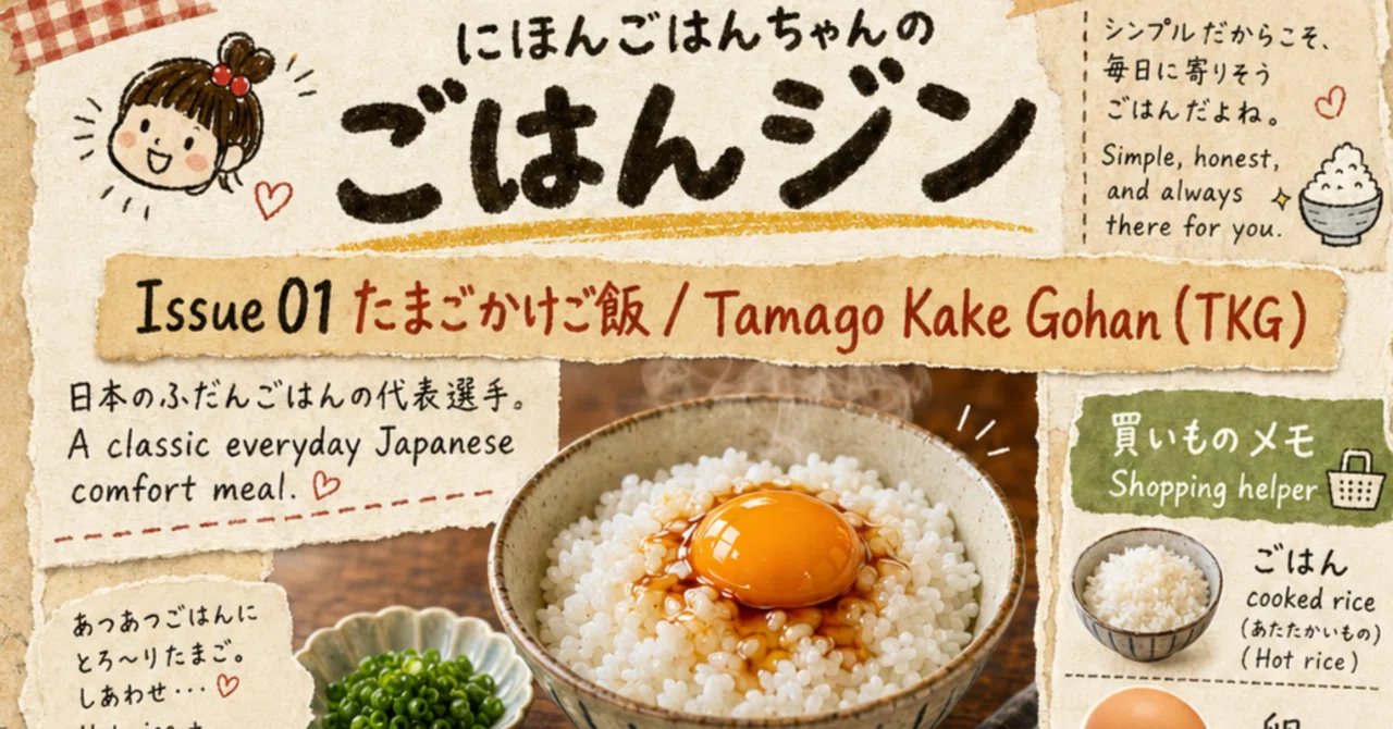 ねえねえ、卵かけごはんって知ってる？TKG — Japan's raw egg on rice