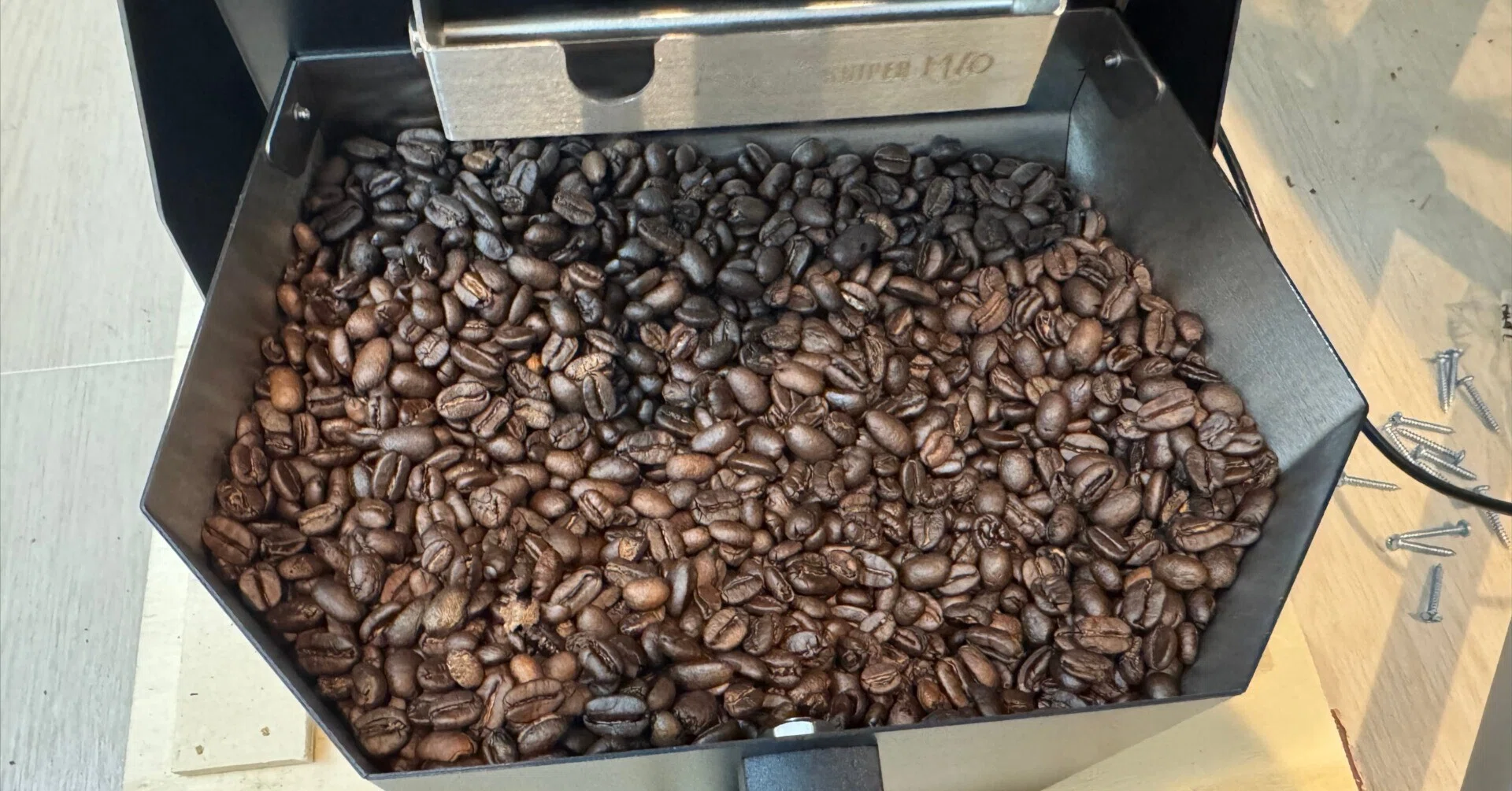4 [Kaleido Sniper M10S] Input bean amount for small-batch roasting