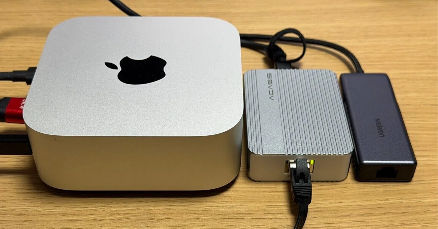 M4 Mac mini 実機で計測、10G環境でのWiFi,1G/5G/10G 有線LAN環境での