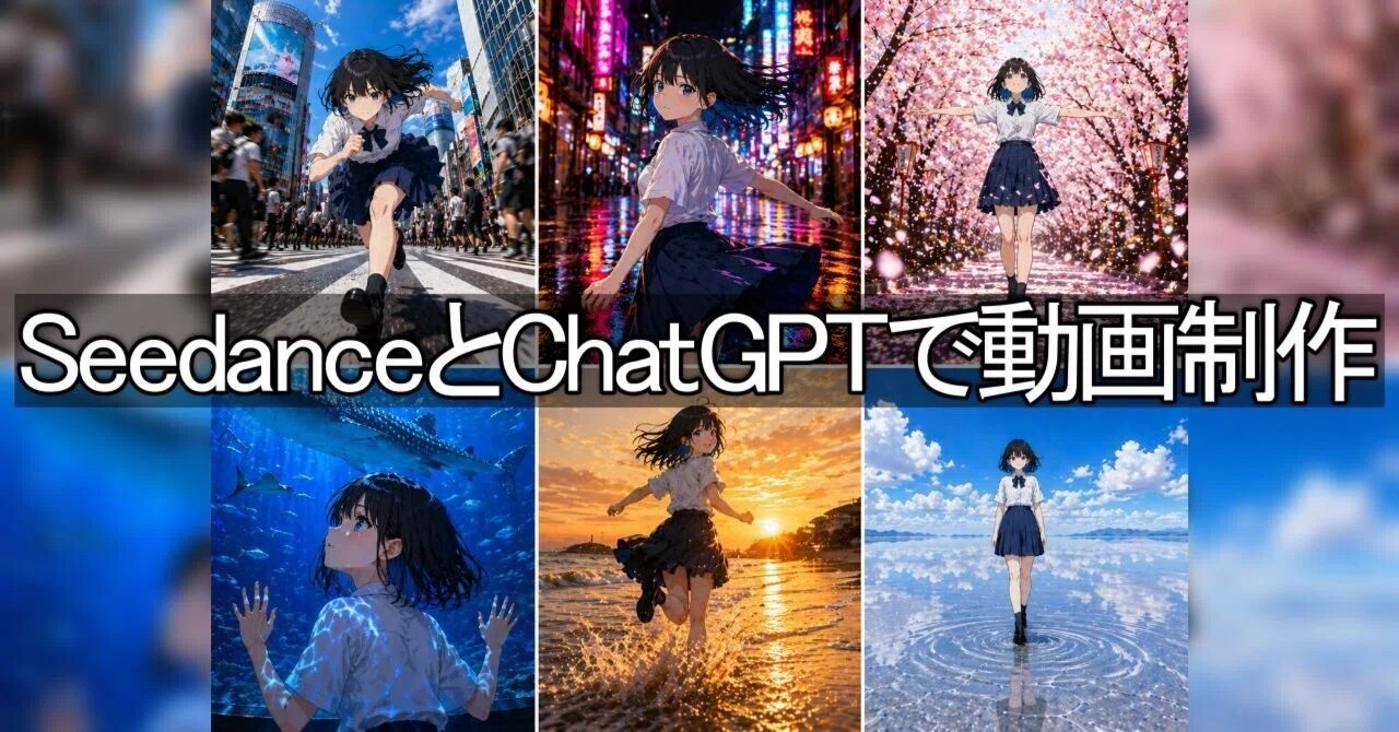 Seedance 2.0とChatGPTで15秒動画を作るまでの試行錯誤とプロンプト