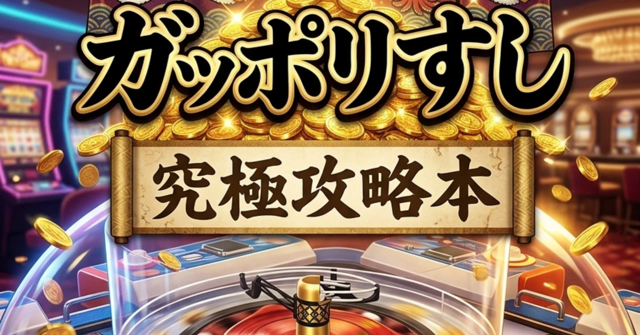 ガッポリすし攻略本（メダルゲーム）｜費用対効果|医療介護系|物事の
