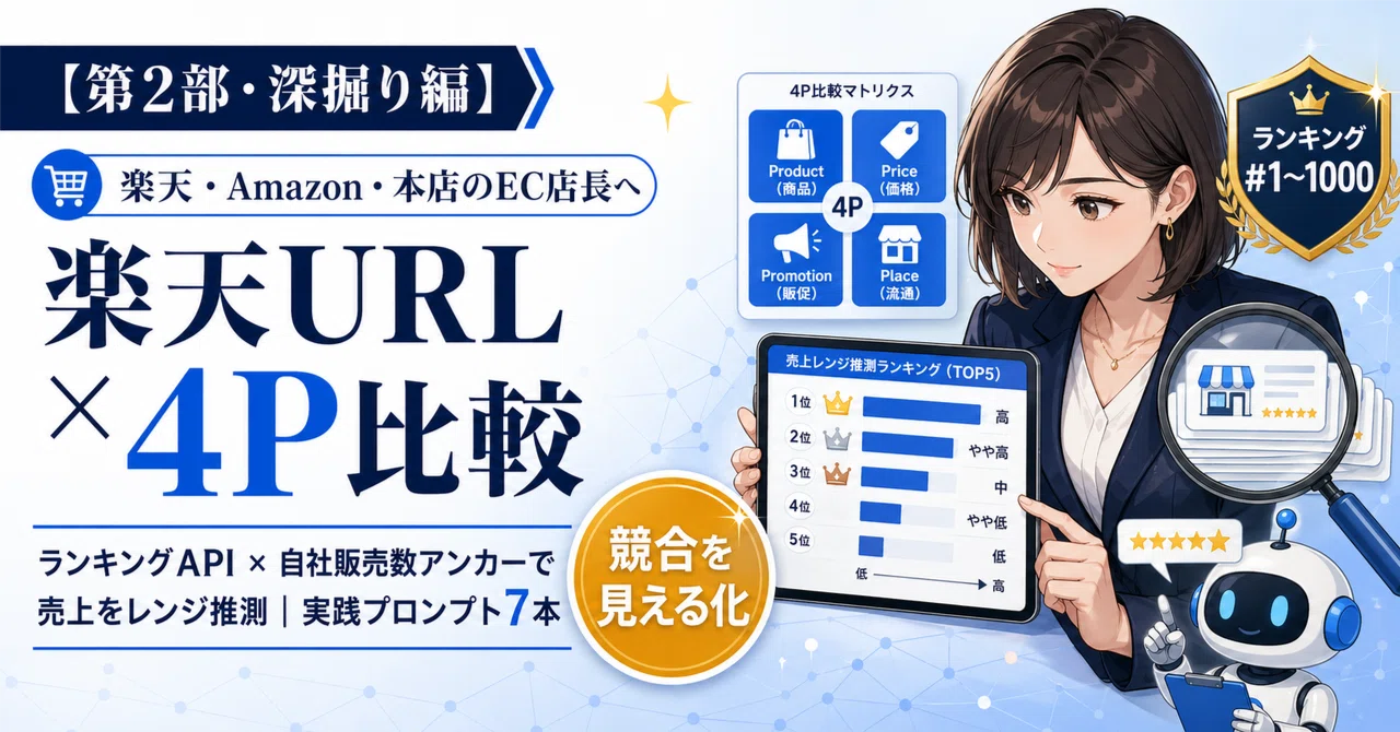 Part 2: 2026 Edition - Competitive Research AI Prompts] Rakuten 