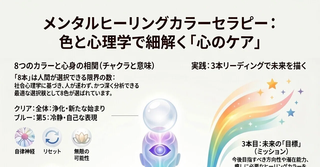 メンタルヒーリングカラーセラピー｜南敦規