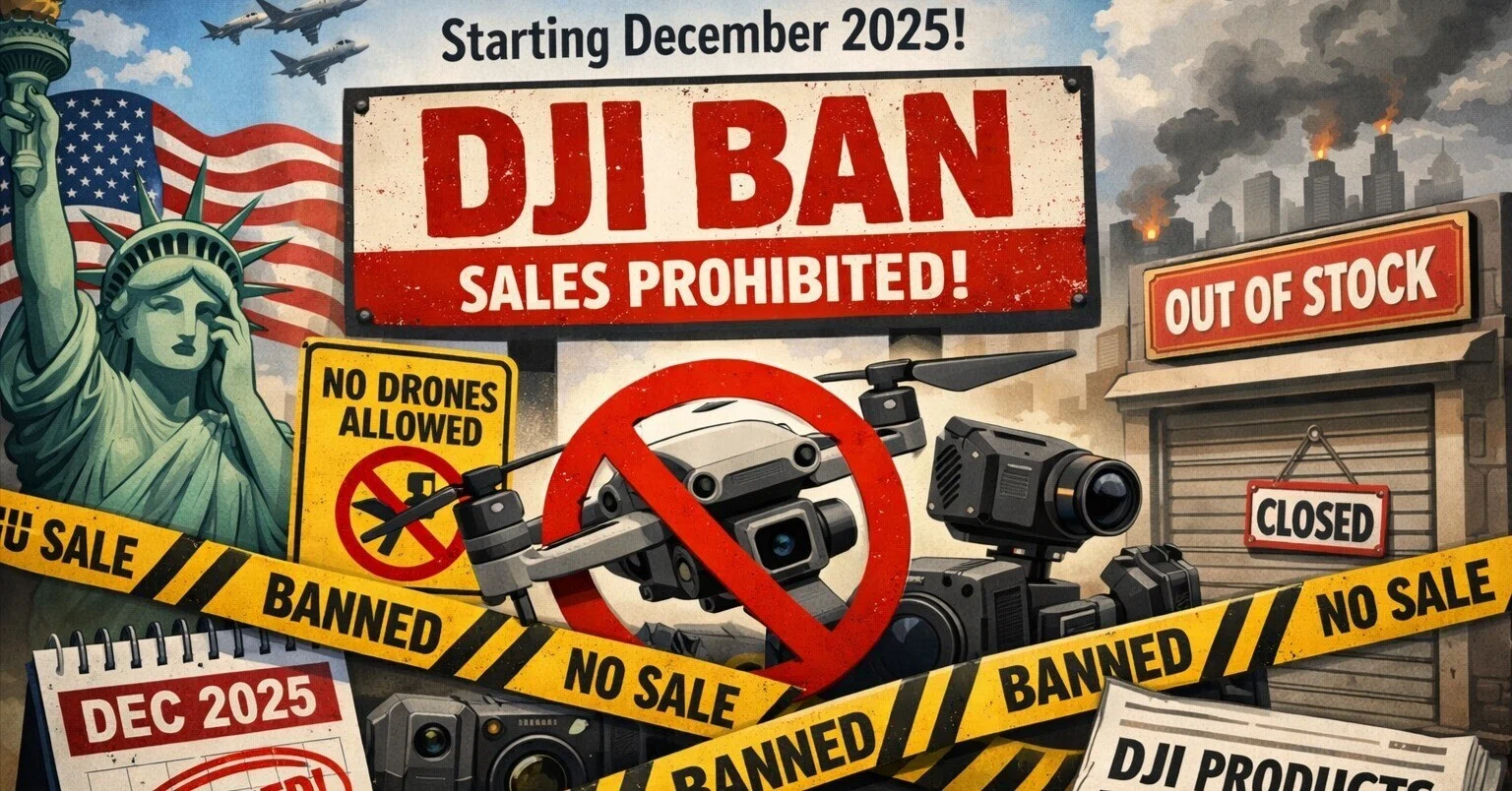 米国でDJIの新製品が販売禁止に｜かわちゃ（かわちゃドローン）