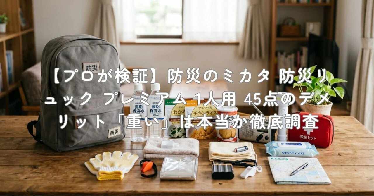 【人気商品】防災のミカタ 防災グッズ セット リュック 1人用 45点 赤 非常 Amazon｜防災のミカタ 防災グッズ セット リュック 1人用 45点 赤 非常