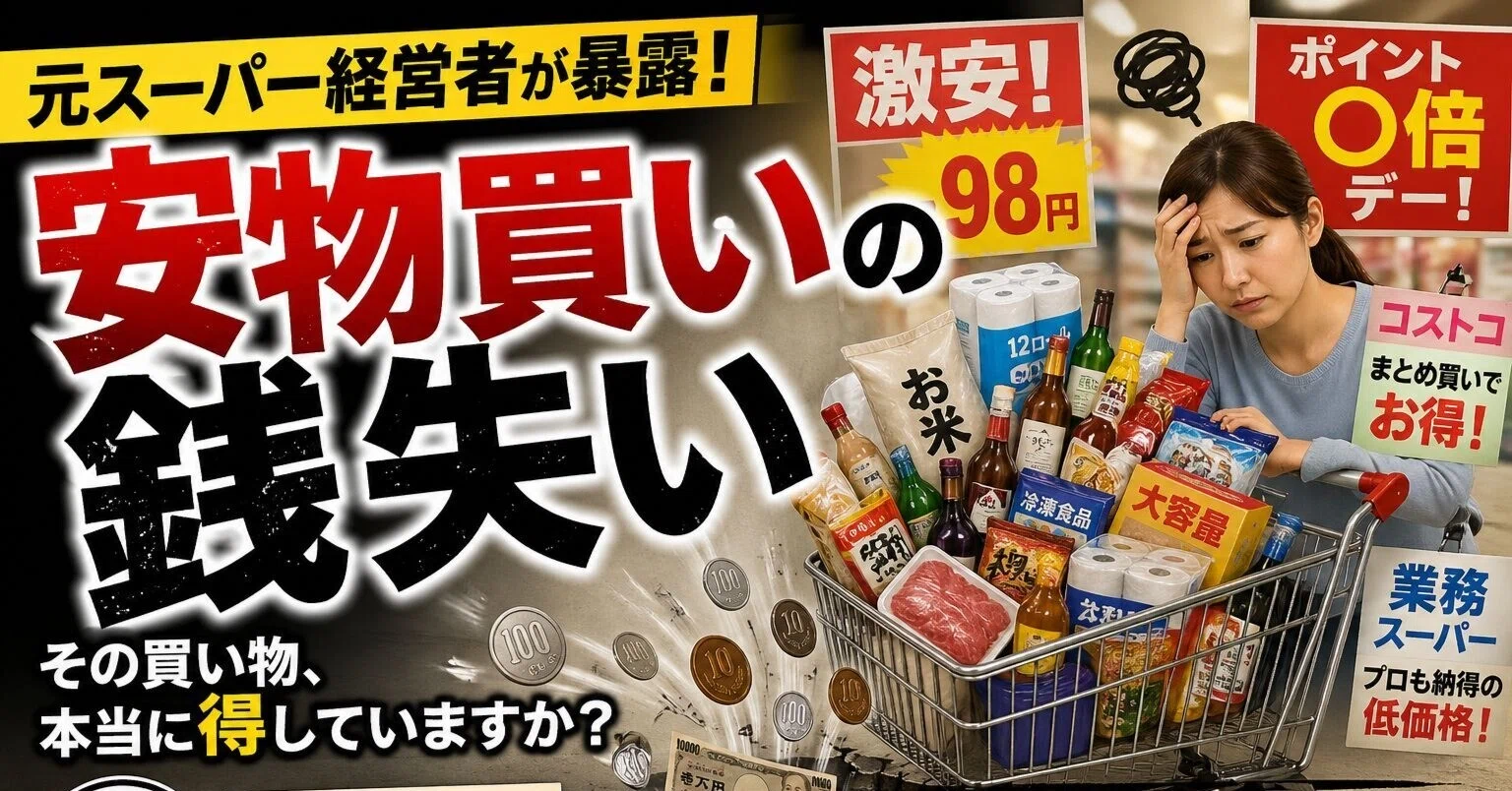 激安非売品　今週最後売り切り スーパーセール →30,000 安物買いの銭失い】｜小林 久 (元スーパーやまと社長)