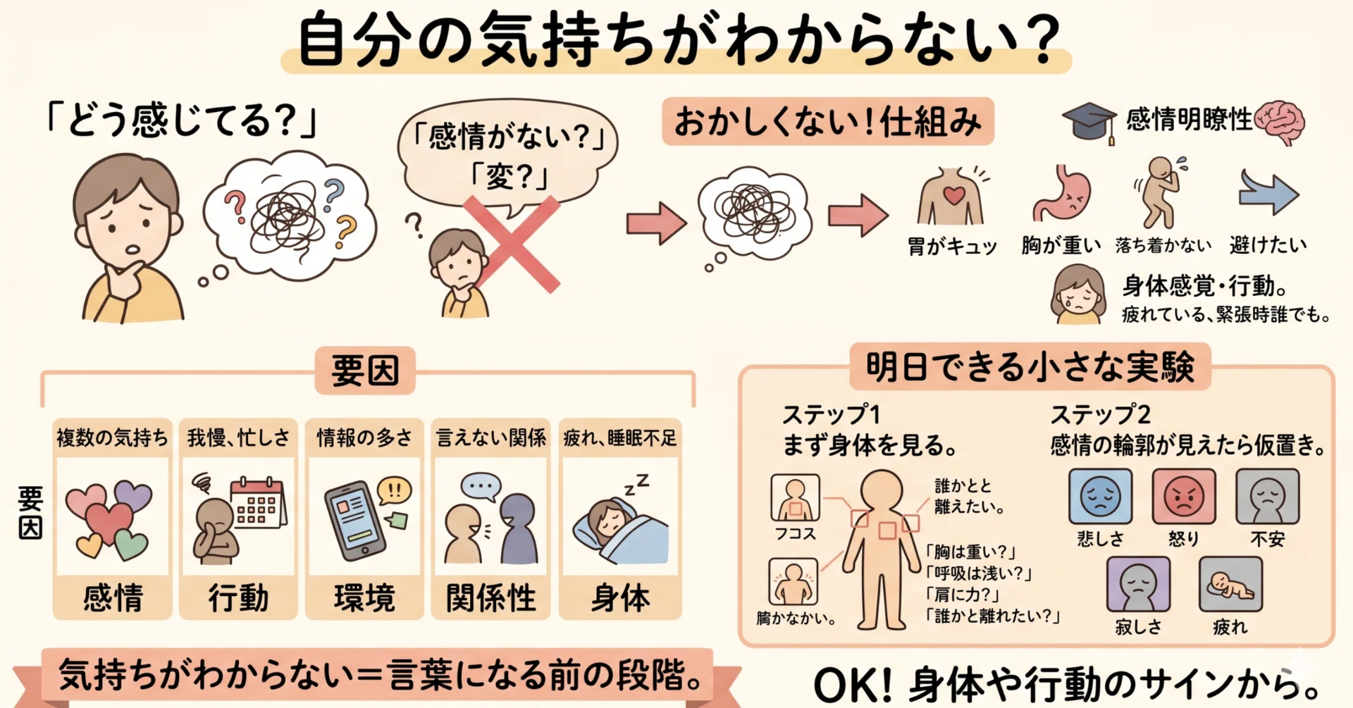 自分 の 感情 が わからない