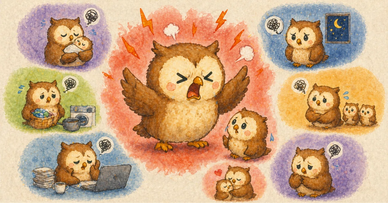 怒鳴ってしまう親の心理｜なぜ感情が爆発してしまうのか｜koma｜理学療法士｜産後の回復サポート｜3児ママ
