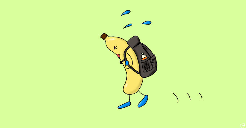 バナナの皮ですってんころりん 頭と尾てい骨に要注意 ふくりと Note