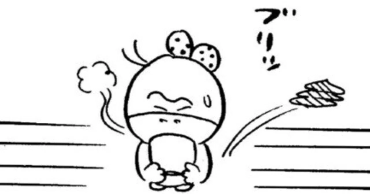 みんな大好きな○んこネタです。といってもトリのフン。ご主人の理不尽