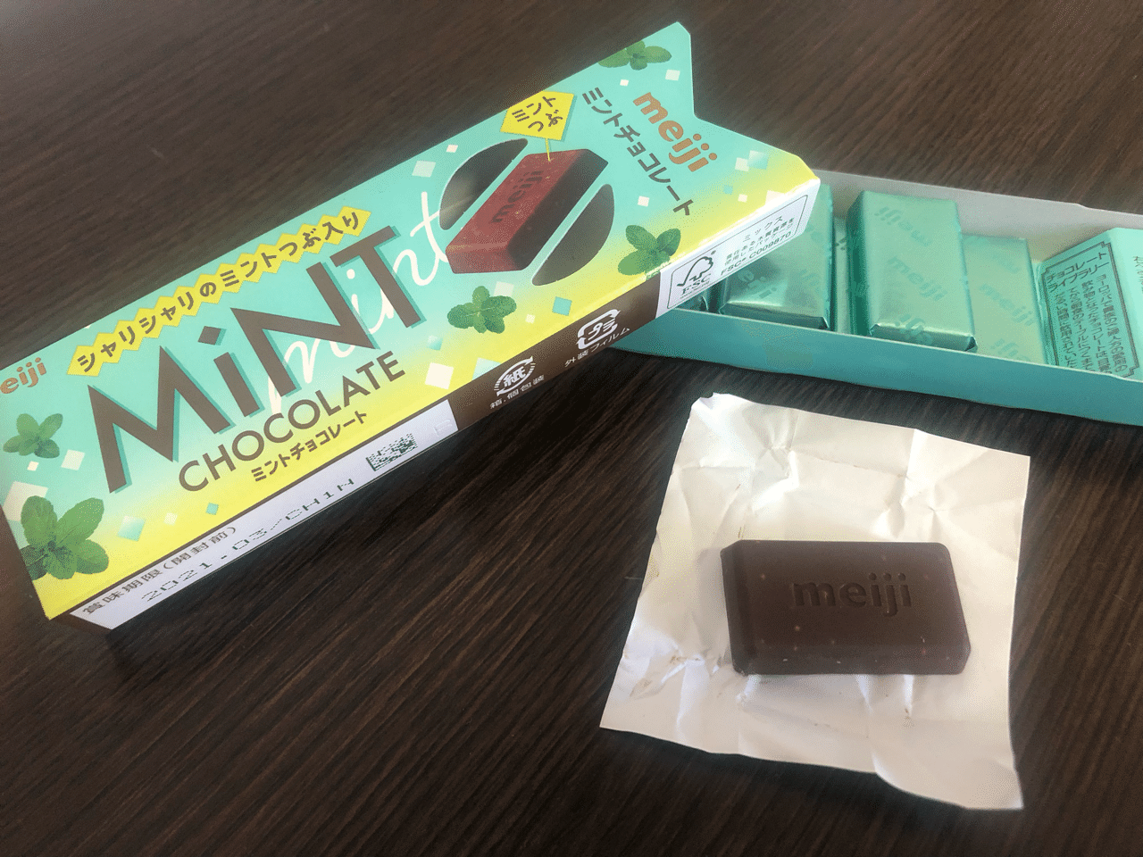チョコミントレポートvol.39〜明治 MiNT CHOCOLATE〜｜しげ