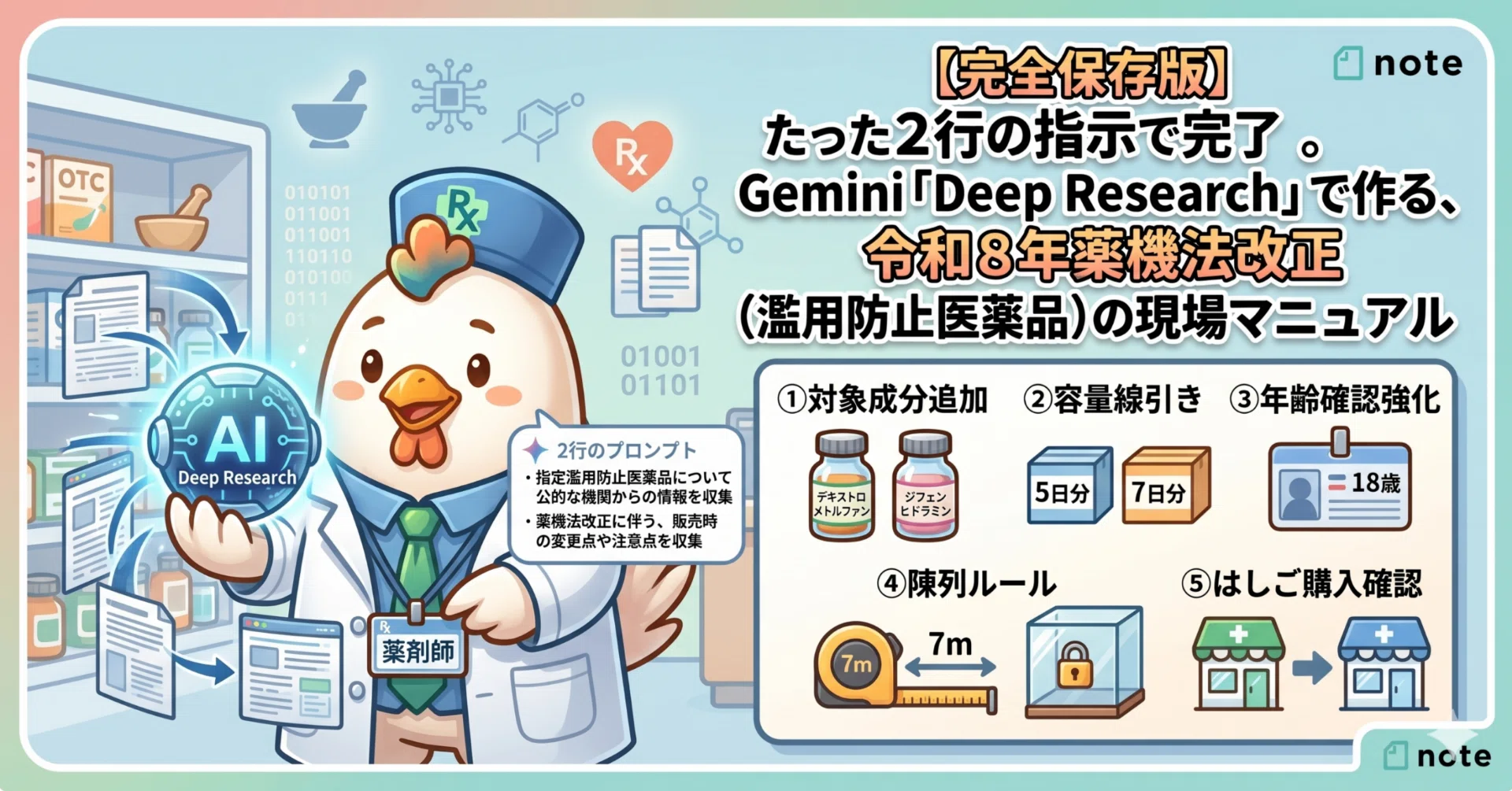 完全保存版】たった2行の指示で完了。Gemini「Deep Research」で作る