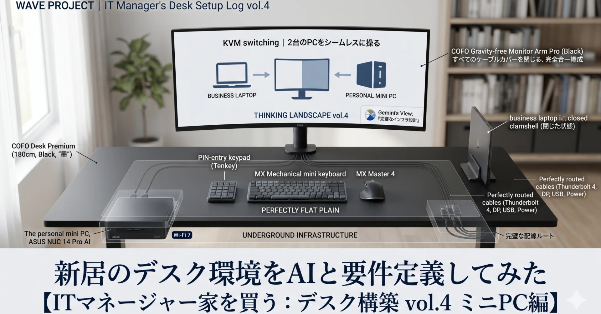 新居のデスク環境をAIと要件定義してみた【ITマネージャー家を買う