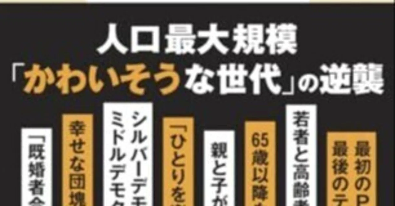 本要約】中年中心社会――団塊ジュニアとポスト団塊ジュニア｜pairu