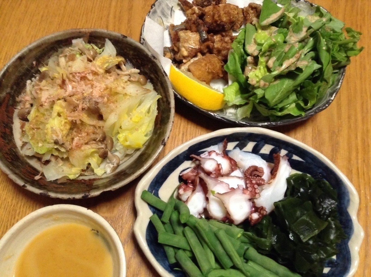3 19蓮根庵の晩ごはん Miwa Note