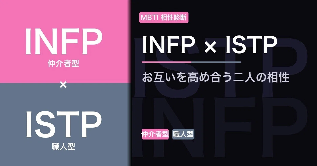 istp infp 相性
