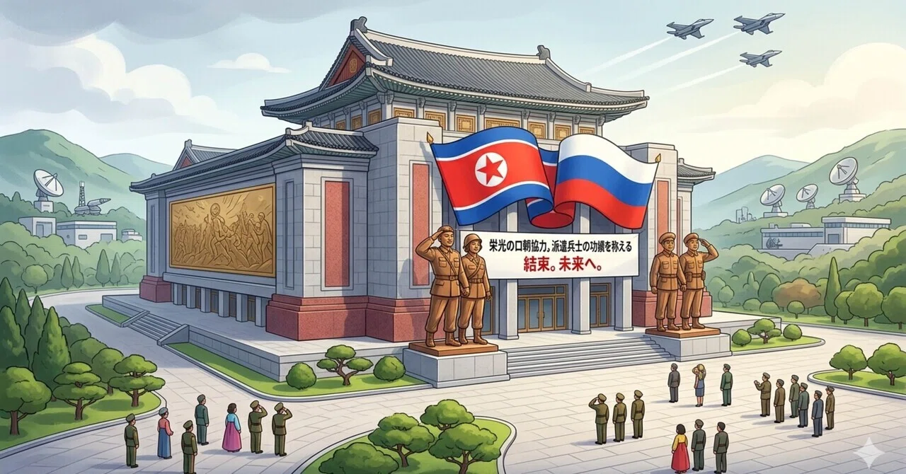 北朝鮮が“戦争記念館”…ロシアと何をしている?|まりもの耳より情報局